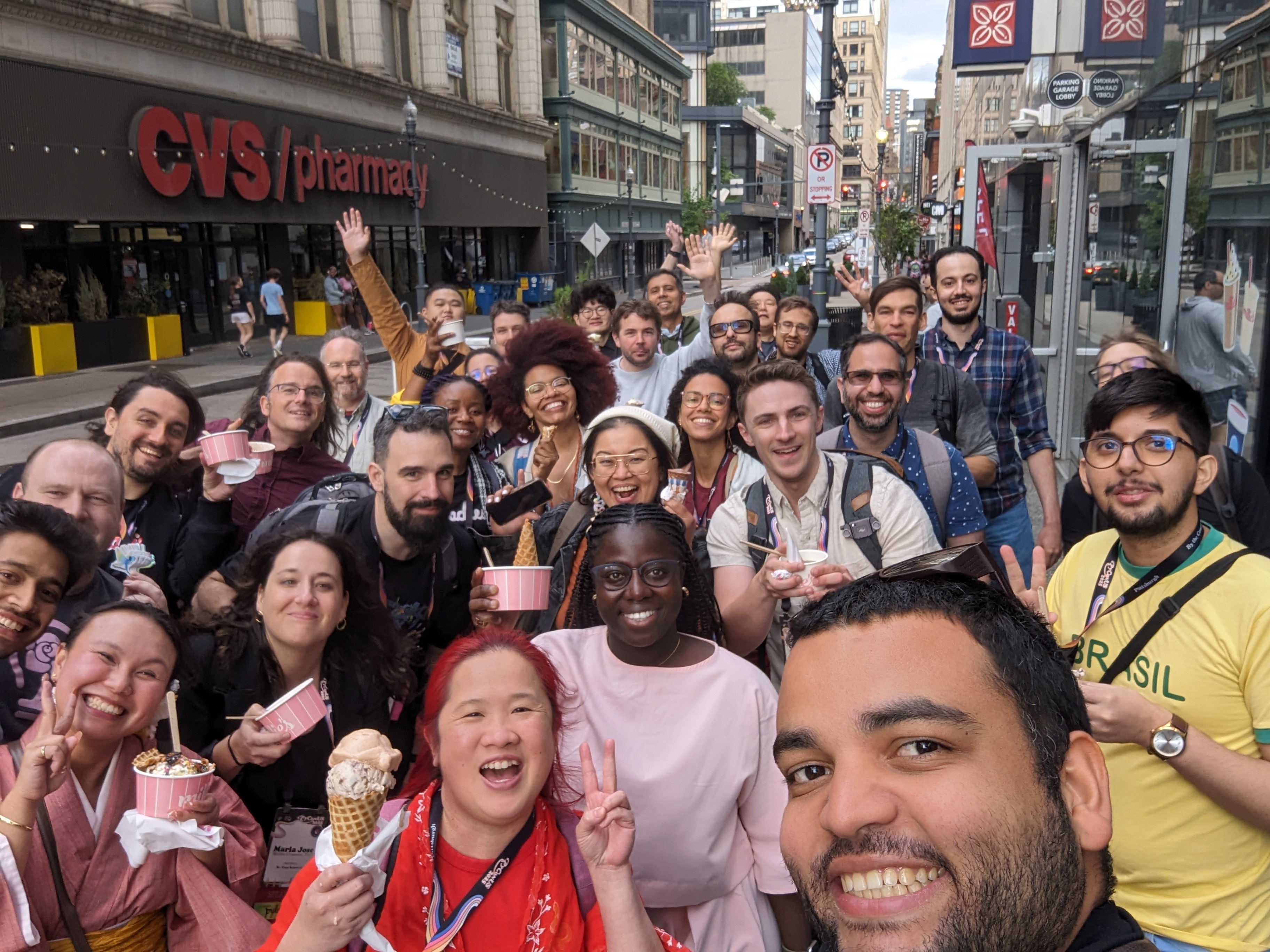 Ice Cream Selfie @ PyCon US 2025